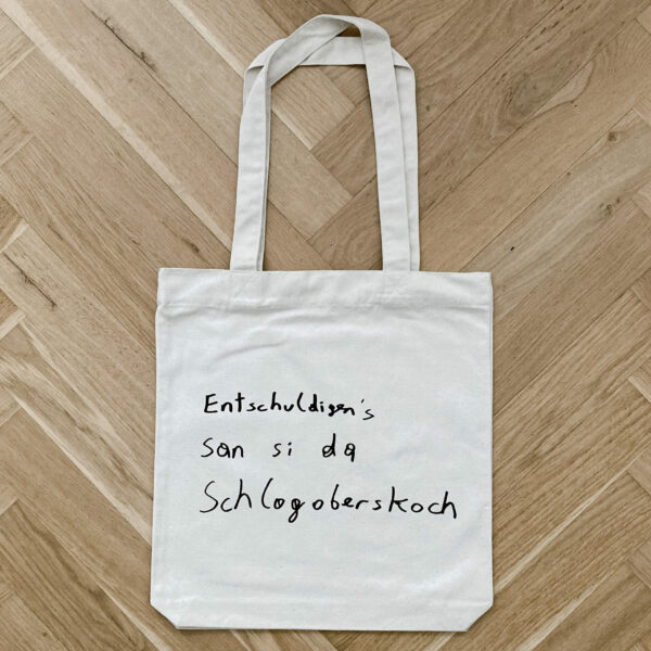 Tasche "Schlagoberskoch" white