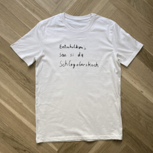 T-Shirt "San si da Schlagoberskoch" white